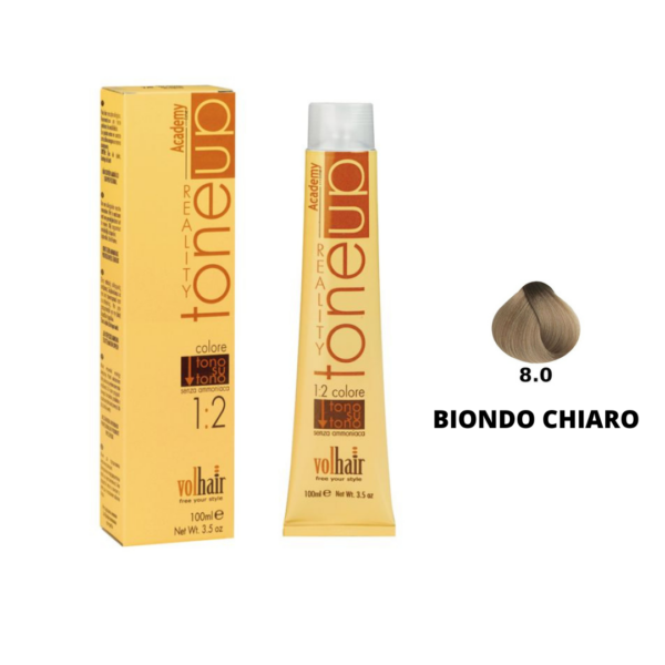 TONE UP TONO SU TONO ACADEMY  8/0 BIONDO CHIARO 100ML