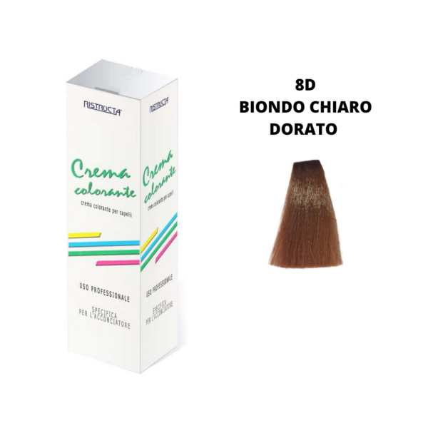 TINTA RISTRUCTA TUBO 100 ML. N 8D BIONDO CHIARO DORATO