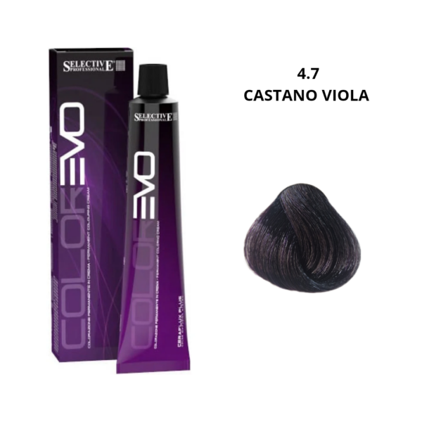 TINTA EVO SELECTIVE 100ML. N 4.7 CASTANO VIOLA