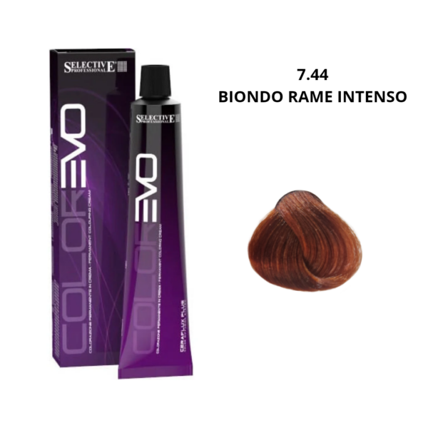 TINTA EVO SELECTIVE 100ML. N 7.44 BIONDO RAME INTENSO