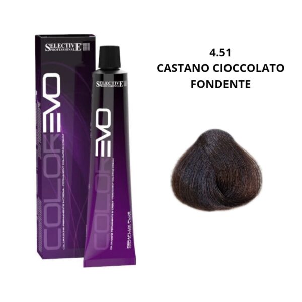 TINTA EVO SELECTIVE 100ML. N 4.51 CASTANO CIOCCOLATO FONDENTE