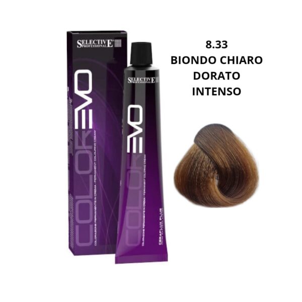 TINTA EVO SELECTIVE 100ML. N 8.33 BIONDO CHIARO DORATO INTESO