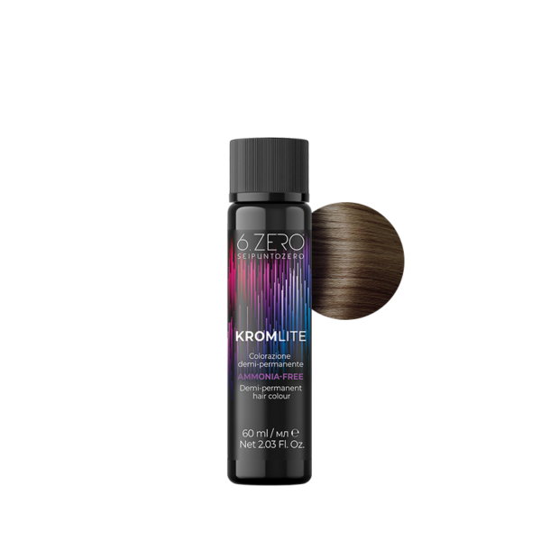 TINTA KROMLITE DEMI-PERMANENTE 7 BIONDO 60ML. 6.ZERO